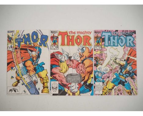 THOR #337, 338, 339 (3 in Lot) - (1983/1984 - MARVEL) SIGNED BY WALT SIMONSON - Includes the first and second appearances of 