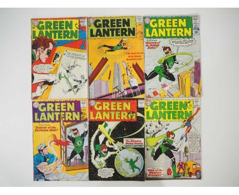 GREEN LANTERN #19, 21, 22, 23, 24, 25 (6 in Lot) - (1963 - DC) - Includes the first appearance and origin of Dr. Polaris + fi