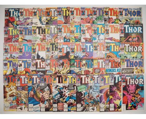 THE MIGHTY THOR #351 to 384, 386 to 401 + ANNUAL #13 (51 in Lot) - (1985/1989 - MARVEL) - Includes the first appearances of P