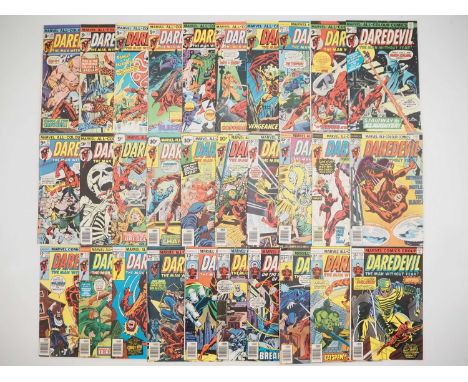 DAREDEVIL #119 to 130, 133 to 150 (30 in Lot) - (1975/1978 - MARVEL - US & UK Price Variant) - Includes the first appearances
