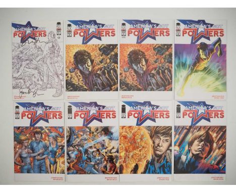 AMERICA'S GOT POWERS #1 to 7 (8 in Lot - 2 copies of issue #2: 1st &amp; 2nd print) - (2012/2013 - IMAGE) - Full complete run