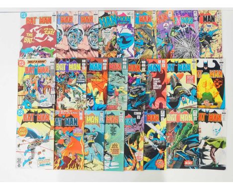BATMAN #333, 335, 340-352, 354-356, 359-364 (25 in Lot - 2 copies of issue #356) - (1981/1983 - DC) - Includes the first appe