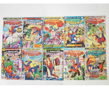 AMAZING SPIDER-MAN #153 to 162 (10 in Lot) - (1976 - MARVEL) - Includes the first appearance of Mirage + the first cameo and 