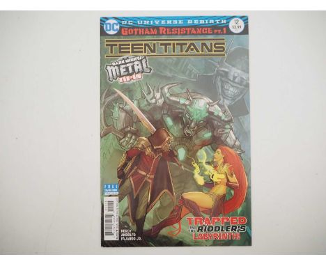 TEEN TITANS VOL.6 #12 (2017 - DC) - The first full appearance of 'The Batman Who Laughs' - an alternate dark version of Batma