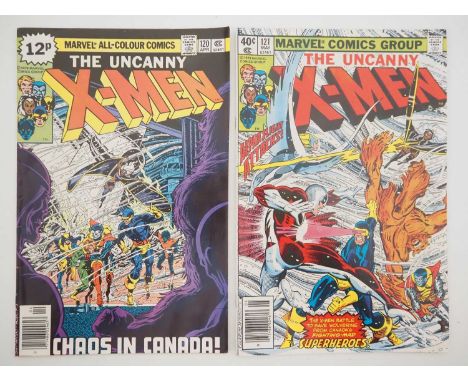 UNCANNY X-MEN #120 & 121 (2 in Lot) - (1979 - MARVEL - US & UK Price Variant) - First and Second appearances of Alpha Flight 