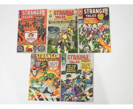 STRANGE TALES #136, 138, 140, 144, 145 (5 in Lot) - (1965/1966 - MARVEL) - Includes the second team appearance of SHIELD + th