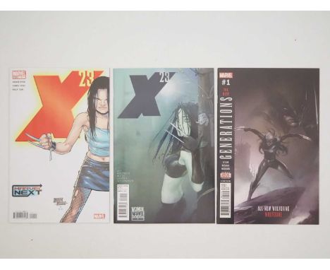 X-23 #1 (2005) + WOMEN OF MARVEL: X23 #1 (2010) + GENERATIONS WOLVERINE & ALL NEW WOLVERINE #1 (2017 - 2nd Print) - Includes 