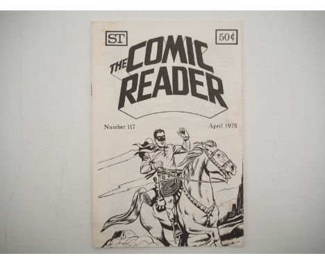 THE COMIC READER #117 (APRIL 1975 - STREET ENTERPRISES) - The first regularly published comics industry news fanzine - Issue 