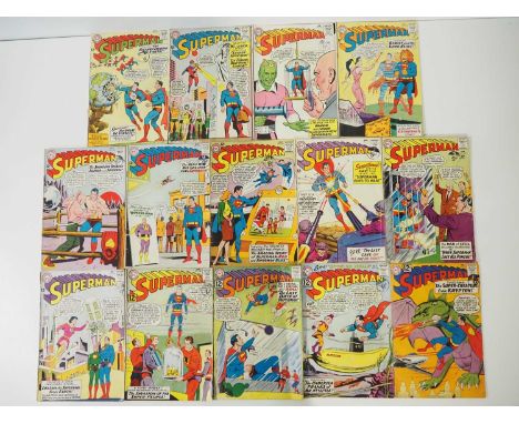 SUPERMAN #151, 154, 156, 158, 159, 160, 161, 162, 163, 164, 165, 167, 168, 169 (14 in Lot) - (1962/1964 - DC) - Includes the 