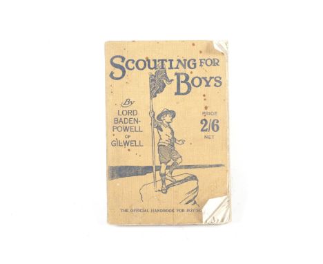 Book: 'Scouting for Boys' by Lord Baden Powell of Gilwell. 1935, the official handbook for the Boy Scouts
