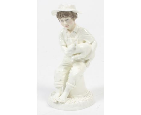 A Royal Worcester limited edition 'Pick of the litter' figure. No. 19/5000. H16cm