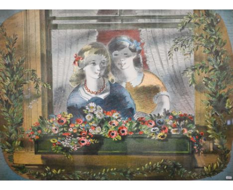After Barnett Freedman (1901-58) - 'The Window Box, a design for Lyons Teashops', lithograph, 70 x 96 cm&nbsp; 