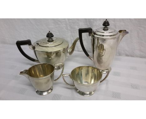 A Mappin & Webb 4 piece coffee/tea service 