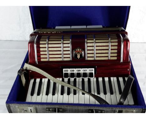 Horch accordion with fitted case