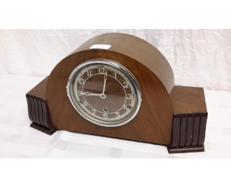 Art Deco 3 hole mantle clock