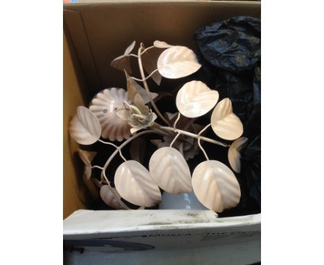 PINK METAL CEILING LIGHT FITTING