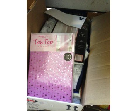 BOX OF CURTAINS