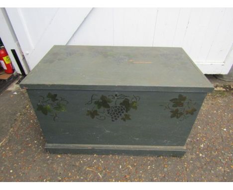 Painted pine trunk H52cm W87cm D50cm approx&nbsp;