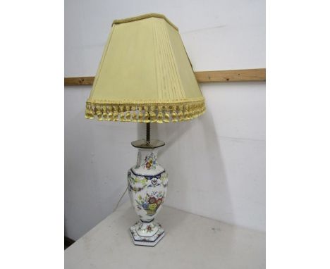 A ceramic based lamp