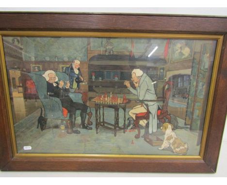 Game of chess print&nbsp;