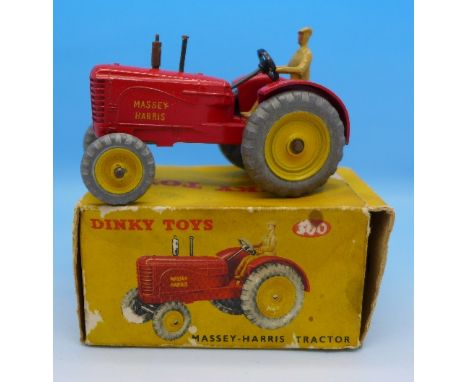 A Dinky Toys 300 Massey-Harris Tractor, boxed