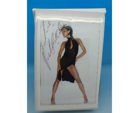 Autographs including Victoria Beckham, Lulu, Gary Barlow, Celine Dion, Nils Lofgren, etc.