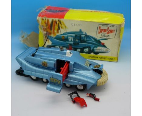 A Dinky Toys Captain Scarlet Spectrum Pursuit Vehicle, box a/f