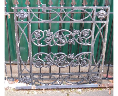 A cast iron gate