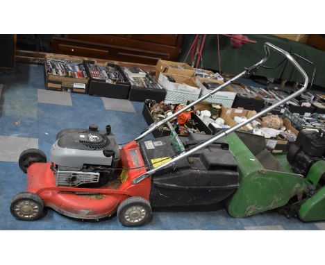 A Petrol Lawn Mower with Briggs and Stratton Engine (Unchecked) 