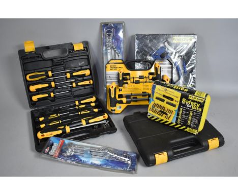 A Collection of Various Tools To include Two Clarks Combination Spanner Sets, Pliers etc 