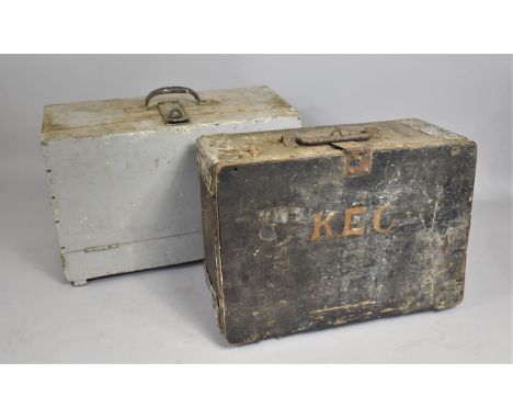 Two Vintage Tool Chests with Contents 