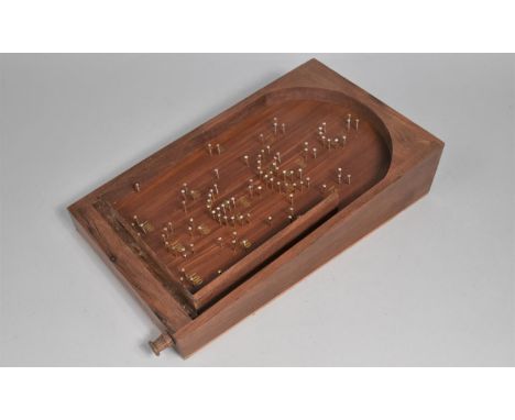 A Modern Wooden Bagatelle Board, 20x34x7cm high 