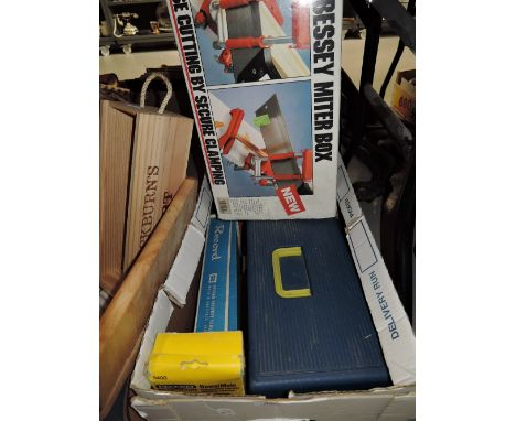 A selection of vintage woodworking and similar tools