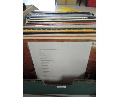 A selection of vintage vinyl record albums pop and rock etc