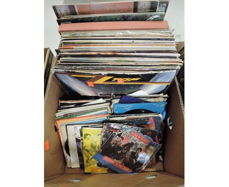 A selection of vintage vinyl record albums pop and rock etc