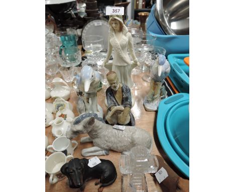 A selection of vintage figures and figurines