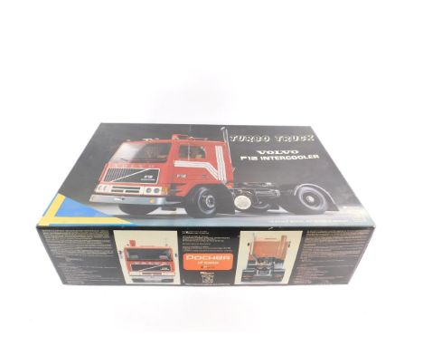 A Pocher d'Italia Rivarossi scale model kit of a Volvo F12 Inter-Cooler Turbo Truck, scale 1/8, boxed.