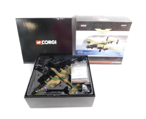 A Corgi die cast model of an HP Halifax B MkII Series I, 35Sqn RAF, April 1942, scale 1:72, limited edition, AA37201, boxed.