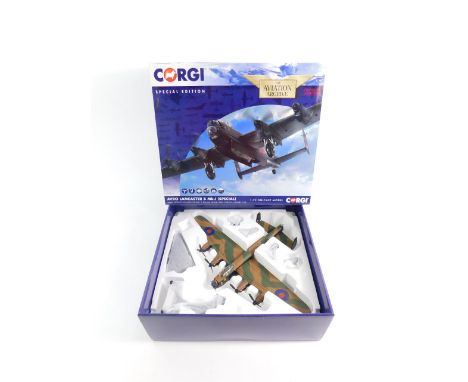A Corgi die cast model of an Avro Lancaster B Mk1 (Special), scale 1:72 Special Edition, AA32618.