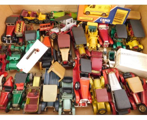 Matchbox Corgi and other die cast vehicles, vintage cars, horse drawn vehicles, etc. (qty)