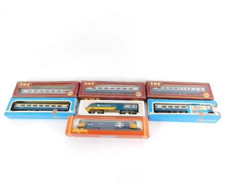 A Hornby 00 gauge model of a Class 47 diesel locomotive Lady Diana Spencer, R.316, an Inter-City locomotive, two Airfix Inter