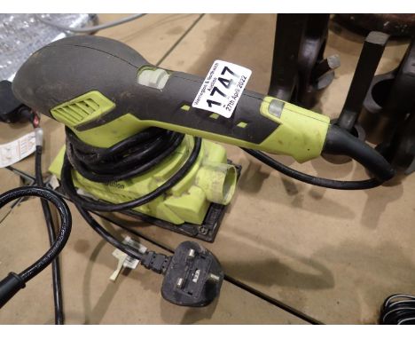 Ryobi corded sander. Not available for in-house P&P, contact Paul O'Hea at Mailboxes on 01925 659133All electrical items in t