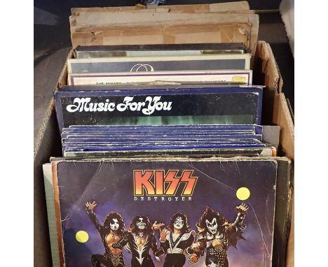 Mixed records to include Kiss. Not available for in-house P&amp;P, contact Paul O'Hea at Mailboxes on 01925 659133 