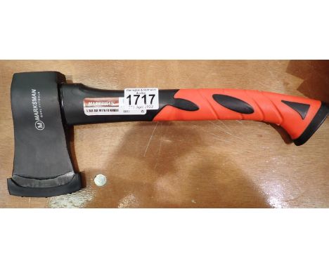 New unused Marksman 1.5 lb axe. Not available for in-house P&amp;P, contact Paul O'Hea at Mailboxes on 01925 659133 