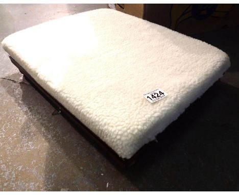 Z frame footstool. Not available for in-house P&amp;P, contact Paul O'Hea at Mailboxes on 01925 659133 