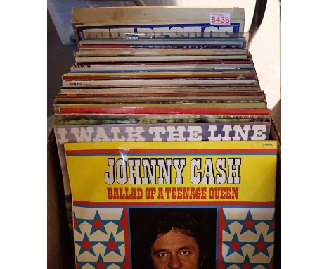 Mixed LPs to include Johnny Cash. Not available for in-house P&amp;P, contact Paul O'Hea at Mailboxes on 01925 659133 