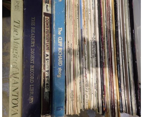 Mixed LPs to include The Shadows and Duran Duran. Not available for in-house P&amp;P, contact Paul O'Hea at Mailboxes on 0192