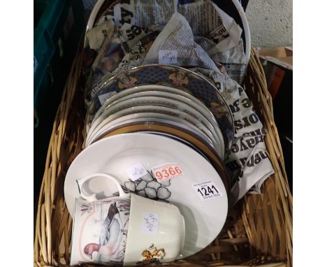 Quantity of ceramic plates. Not available for in-house P&amp;P, contact Paul O'Hea at Mailboxes on 01925 659133 