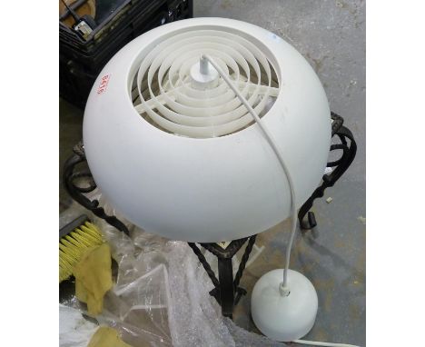 Three light ceiling light. Not available for in-house P&amp;P, contact Paul O'Hea at Mailboxes on 01925 659133 