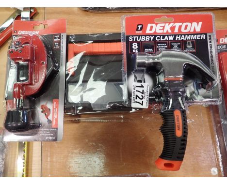 New unused tools to include stubby hammer and tube cutter. Not available for in-house P&amp;P, contact Paul O'Hea at Mailboxe